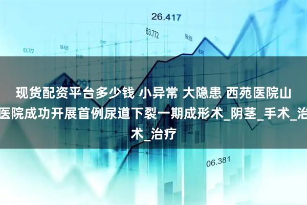 现货配资平台多少钱 小异常 大隐患 西苑医院山西医院成功开展首例尿道下裂一期成形术_阴茎_手术_治疗